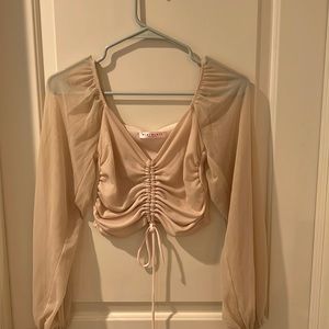 Urban outfitters pink blouse top